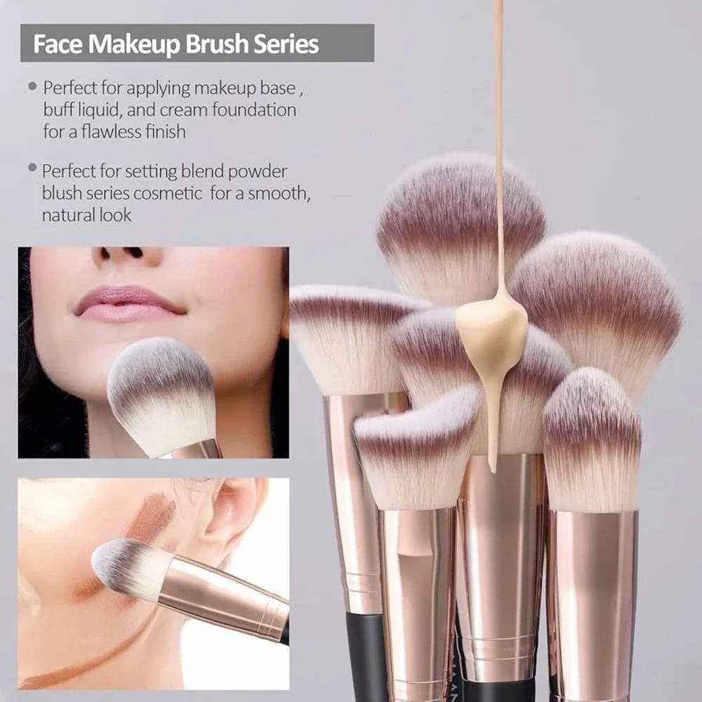 Makeup Brushes, 18‎ Pcs Professional Premium Synthetic Makeup Brush Set